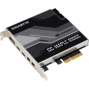 GIGABYTE MAPLE RIDGE Dual Thunderbolt 4 Add-in card, 2x USB 3.2 Gen 2, 40 Gbit/s