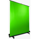 SCREEN LIFT Green Screen, 200 x 150cm, hydraulic, rollbar