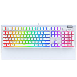 SPC Gear GK650K Tournament Kailh Brown RGB Onyx White