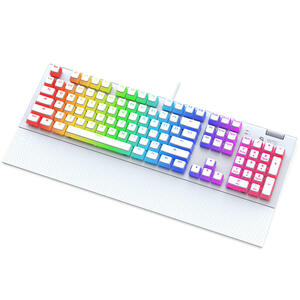 SPC Gear GK650K Tournament Kailh Brown RGB Onyx White