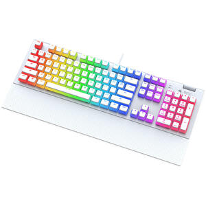 SPC Gear GK650K Tournament Kailh Red RGB Onyx White