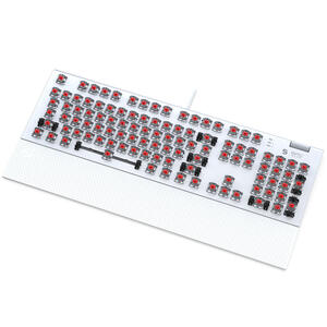 SPC Gear GK650K Tournament Kailh Red RGB Onyx White