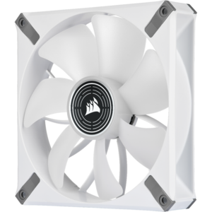 Ventilator Corsair ML140 LED ELITE White Premium 140mm PWM Magnetic Levitation Fan, Alb