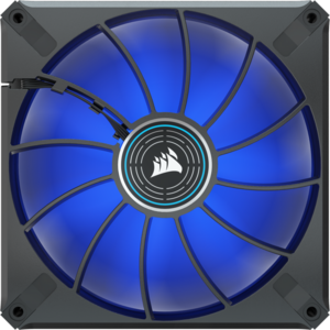 Ventilator Corsair ML140 LED ELITE Blue Premium 140mm PWM Magnetic Levitation Fan, Alb