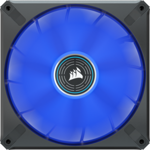 Ventilator Corsair ML140 LED ELITE Blue Premium 140mm PWM Magnetic Levitation Fan, Alb