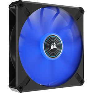 Ventilator Corsair ML140 LED ELITE Blue Premium 140mm PWM Magnetic Levitation Fan, Alb