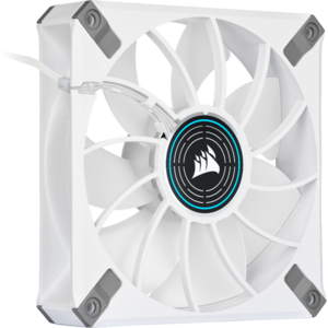 Ventilator Corsair ML120 LED ELITE Rosu Premium 120mm PWM Magnetic Levitation Fan, Alb