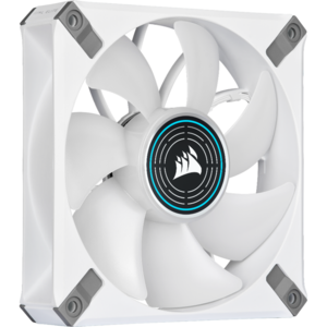Ventilator Corsair ML120 LED ELITE Rosu Premium 120mm PWM Magnetic Levitation Fan, Alb