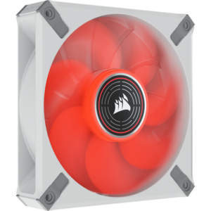 Ventilator Corsair ML120 LED ELITE Rosu Premium 120mm PWM Magnetic Levitation Fan, Alb