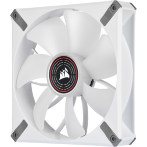 Ventilator Corsair ML140 LED ELITE Red Premium 140mm PWM Magnetic Levitation Fan, Alb