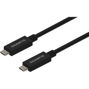 GIGABYTE Cablu USB Type-C TO C 1M 20V/5A Negru