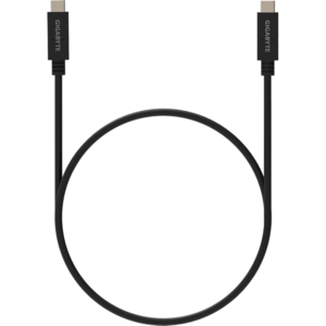 GIGABYTE Cablu USB Type-C TO C 1M 20V/5A Negru
