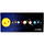 Floston SOLAR SYSTEM, 90 x 40cm, baza cauciucata, suprafata textila, margini cusute, Negru