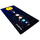 Floston SOLAR SYSTEM, 90 x 40cm, baza cauciucata, suprafata textila, margini cusute, Negru