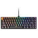 Tastatura mecanica GMMK 2 Compact 65%, RGB, USB-C, Fox Linear Switch, Layout US, Negru