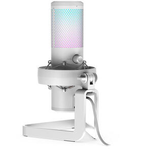 Microfon SPC Gear AXIS Streaming Microphone USB, Alb