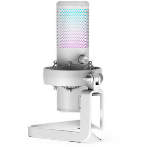 Microfon SPC Gear AXIS Streaming Microphone USB, Alb