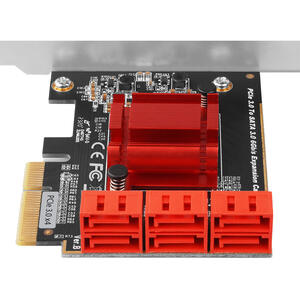 AXAGON Placa PCI-Express(pci-e) adaptor la 6 x Sata III, LP