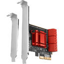 Placa PCI-Express(pci-e) adaptor la 6 x Sata III, LP