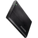 Rack Extern EE25-A6M, USB3.2, SATA 6G, 2.5", Negru