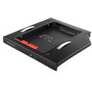 Rack Intern, RSS-CD12 , SATA 2.5", pentru SSD/HDD, Negru