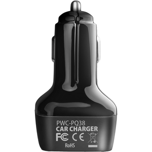 AXAGON PWC-PQ38 Incarcator masina dual USB, 5V 3.6A, 1A, 38W, Negru