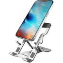 Stand de aluminiu pentru telefoane sau tablete cu dimensiuni intre 4"- 10.5"