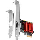 Placa de retea PCEE-GIX, PCI-Express, RJ-45, Intel i210-AT, PXE, w. SP & LP