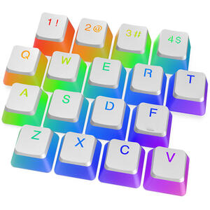 SPC Gear Taste - KC104 Pudding Onyx White DBL Shot PBT