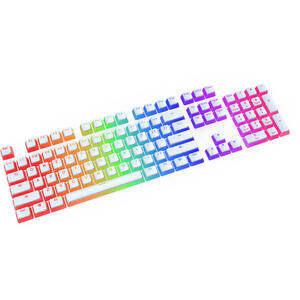 SPC Gear Taste - KC104 Pudding Onyx White DBL Shot PBT