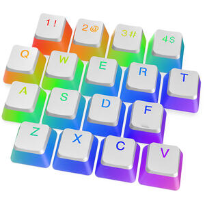 SPC Gear Taste - KC104 Pudding Onyx White DBL Shot PBT