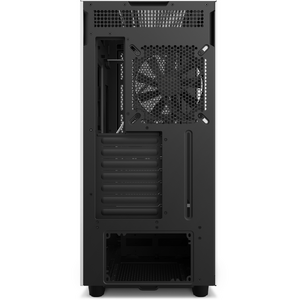 Carcasa NZXT H7 Flow, Matte White/Matte Black