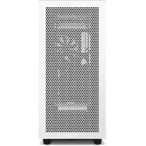 Carcasa NZXT H7 Flow, Matte White/Matte Black