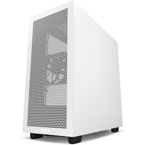 Carcasa NZXT H7 Flow, Matte White/Matte Black