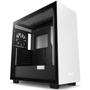 Carcasa NZXT H7, Matte White/Matte Black