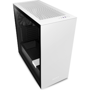 Carcasa NZXT H7, Matte White/Matte Black