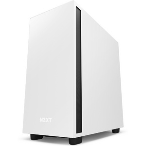 Carcasa NZXT H7, Matte White/Matte Black
