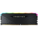 Vengeance RGB RS 8GB, DDR4, 3600MHz, CL18, 1x8GB, 1.35V, Negru