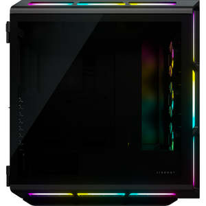 Carcasa Corsair 5000T RGB Tempered Glass Mid-Tower ATX PC Case - Negru