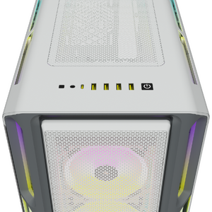 Carcasa Corsair 5000T RGB Tempered Glass Mid-Tower ATX PC Case - Alb