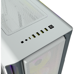 Carcasa Corsair 5000T RGB Tempered Glass Mid-Tower ATX PC Case - Alb