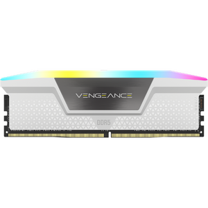 Corsair Vengeance RGB 32GB, DDR5, 6200MHz, CL36, 2x16GB, 1.30V, Alb