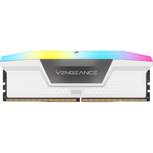 Corsair Vengeance RGB 32GB, DDR5, 6200MHz, CL36, 2x16GB, 1.30V, Alb