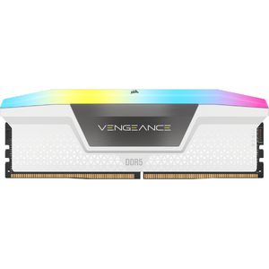 Corsair Vengeance RGB 32GB, DDR5, 5200MHz, CL40, 2x16GB, 1.25V, Alb