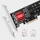 AXAGON Controller PCI-Express PCEM2-ND, 8x PCIE 3.0,  2x NVME M.2