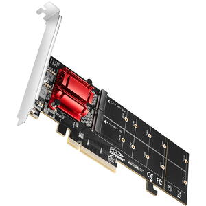 AXAGON Controller PCI-Express PCEM2-ND, 8x PCIE 3.0,  2x NVME M.2