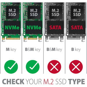 AXAGON Adaptor SSD NVME M.2, conector USB-C 3.2 Gen 2, EEM2-GTS