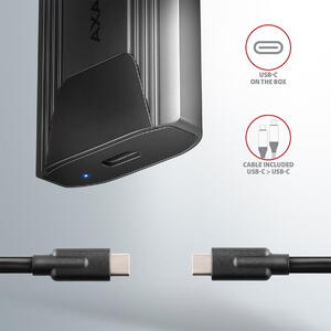 AXAGON Adaptor SSD NVME M.2, conector USB-C 3.2 Gen 2, EEM2-GTS