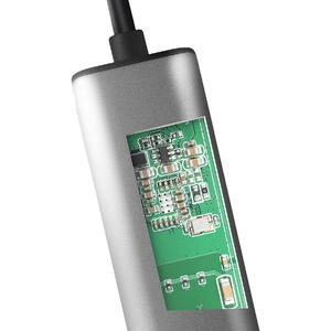AXAGON Adaptor retea ADE-25R, USB 3.2 Tip C, RJ-45, 2.5 Gb, Gri