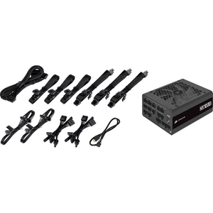 Sursa Corsair HX1000i, 1000 W, 80 Plus Platinum, iCUE, modulara, Negru